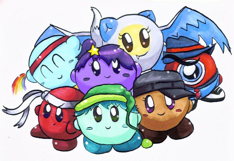 Kirby OCs - Group Pic