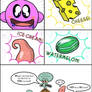 Kirby meets Spongebob