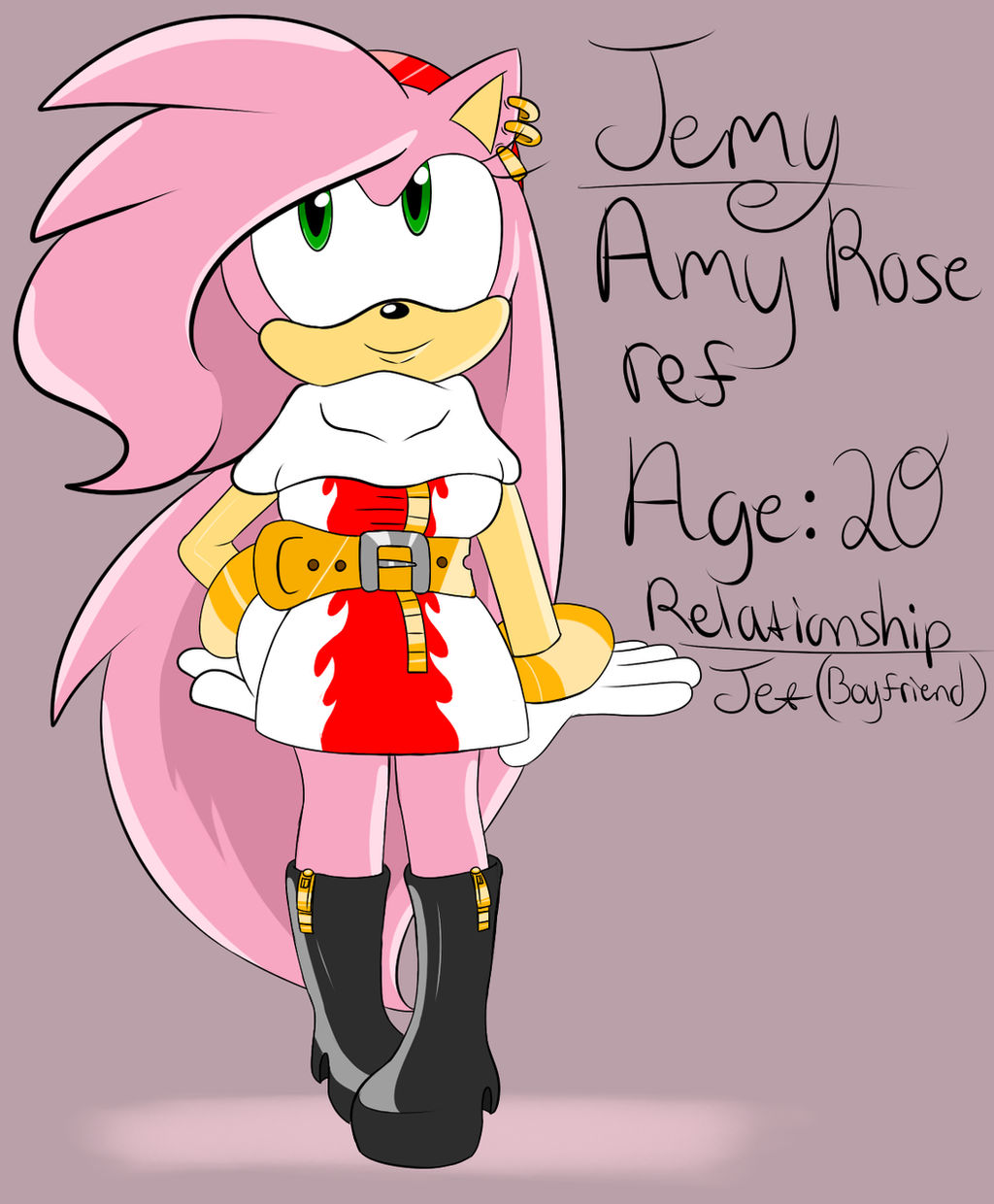 Super Jet X Amy: Protecting his princess by ArtsyGum on DeviantArt