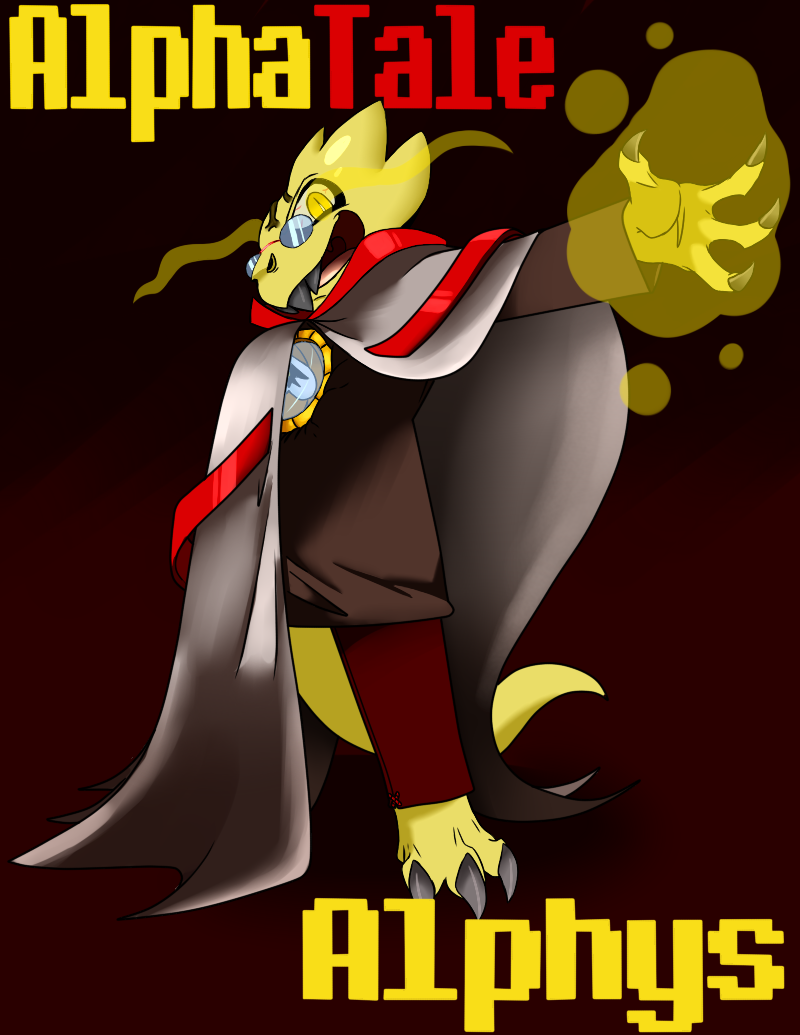 AlphaTale Alphys commission colored version by ArtsyGum on DeviantArt