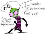 IZ headcanon Irken guard Ami ref by RadioDemonDust