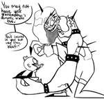 IZ headcanon Spiked oni grandmother and Keef by RadioDemonDust