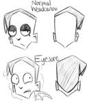 IZ HCs: Matthew's hair differences by RadioDemonDust