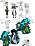 IZ headcanon finalized character art by RadioDemonDust