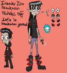 InvaderZIM headcanon Nicholas ref by RadioDemonDust