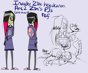 IZ headcanon arc 2 and onward Zim's PJs finalized by RadioDemonDust IZ headcanon arc 2 and onward Zim's PJs finalized by RadioDemonDust