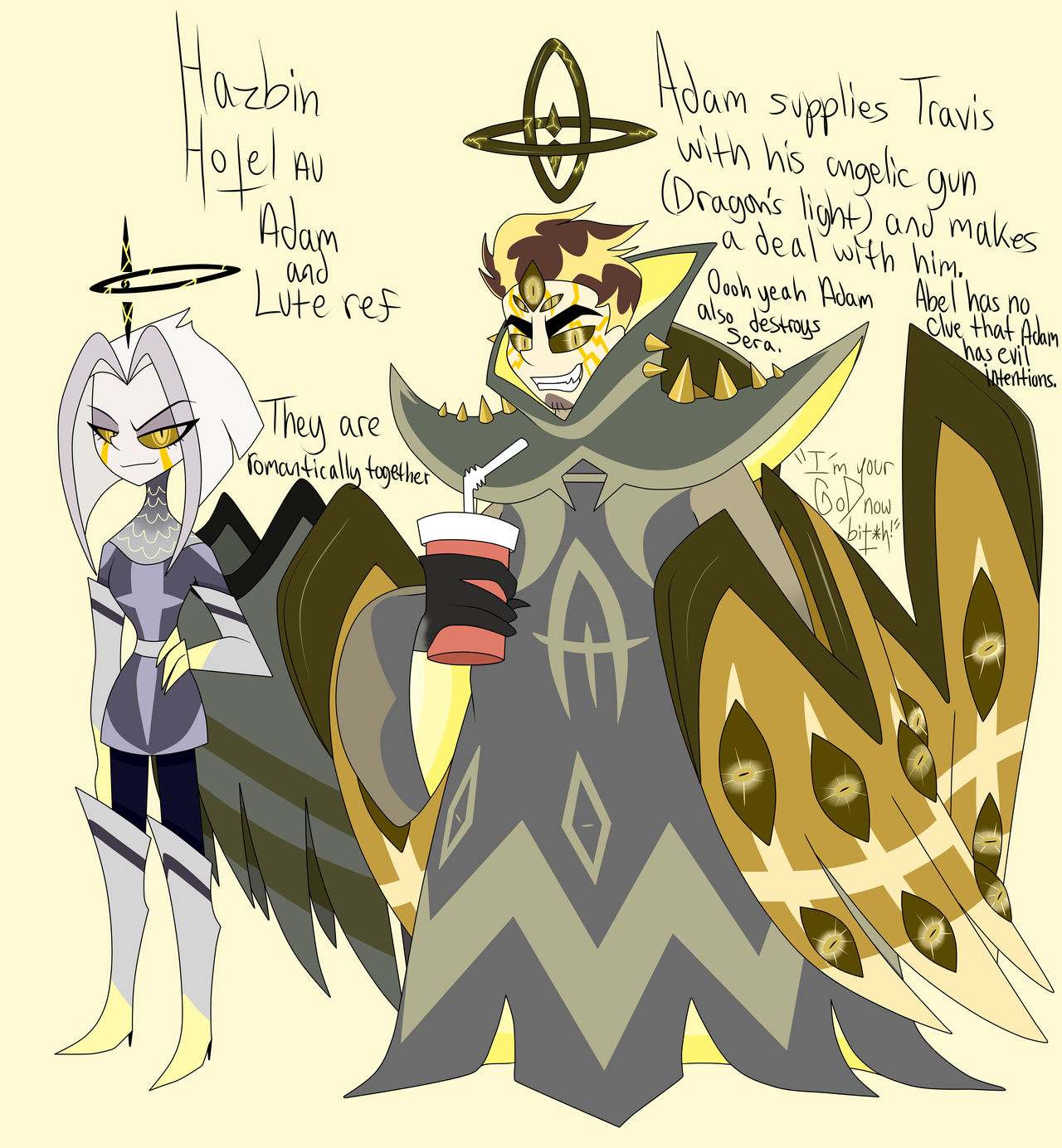 HH AU:Adam and Lute ref by DrowsyStormcloud on DeviantArt