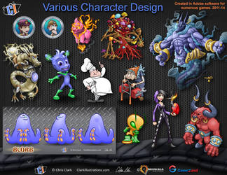 Various Game Characters