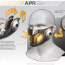 Product Design Beauty Shot- Helios Respirator
