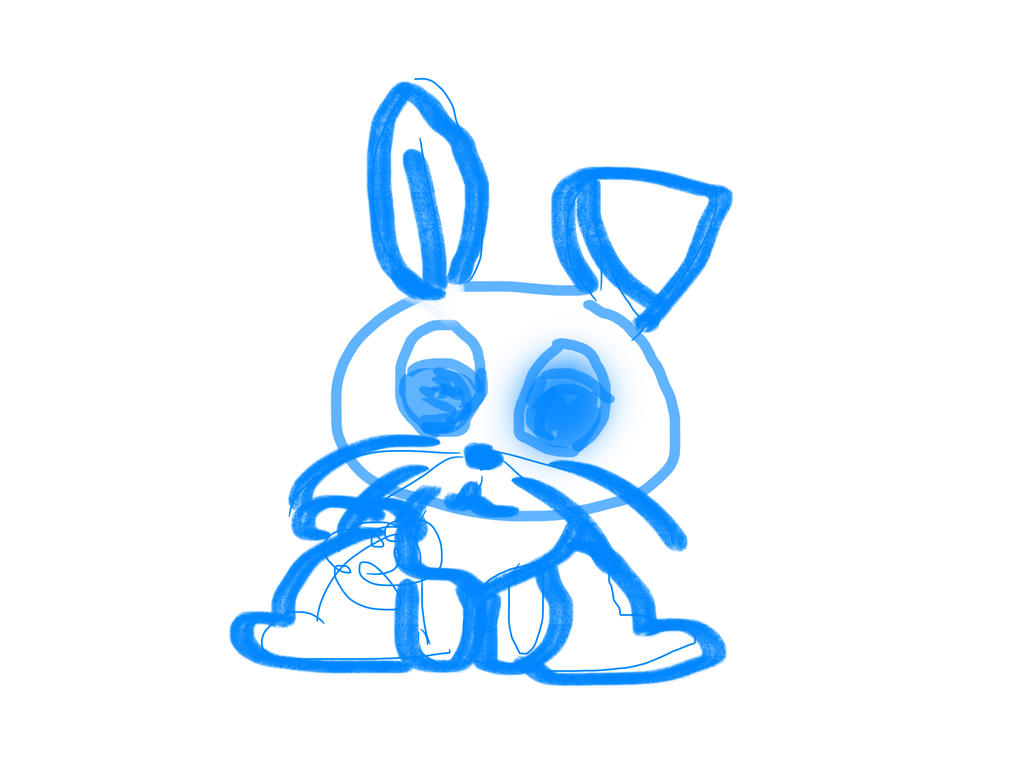 Blue Rabbit Deviantart BLUE by January1200 on DeviantArt