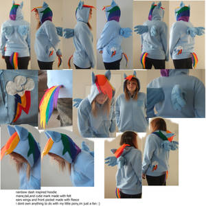 rainbow dash hoodie