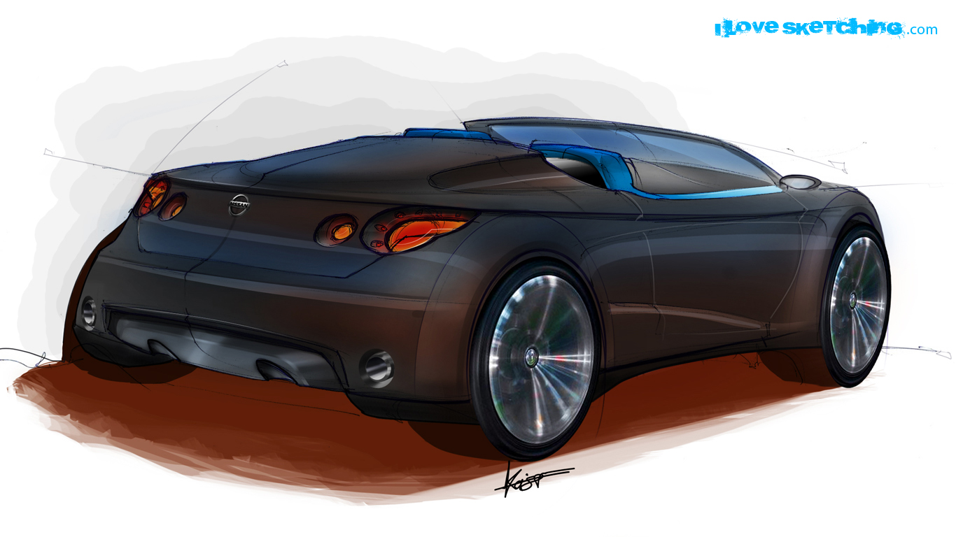 Nissan Convertible Rendering