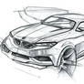 bmw coupe sketch