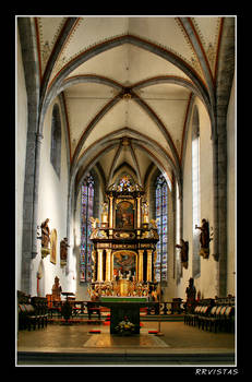 Church Friesach - interior HDR