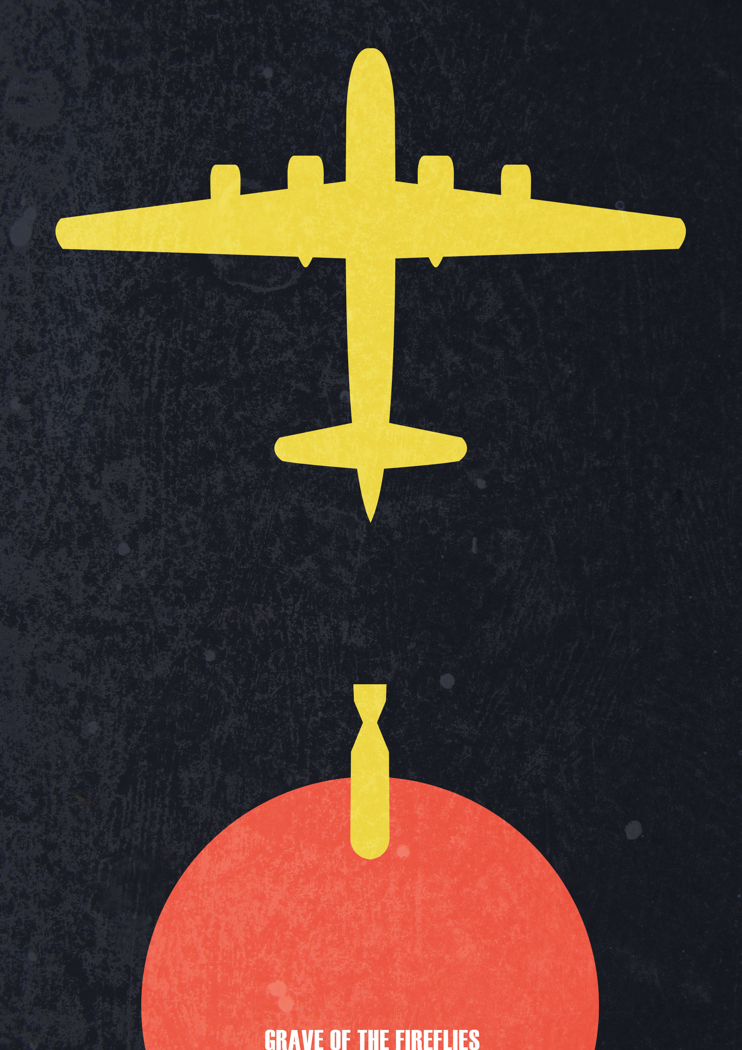 Minimalist Grave of the Fireflies poster by BoredBored on DeviantArt