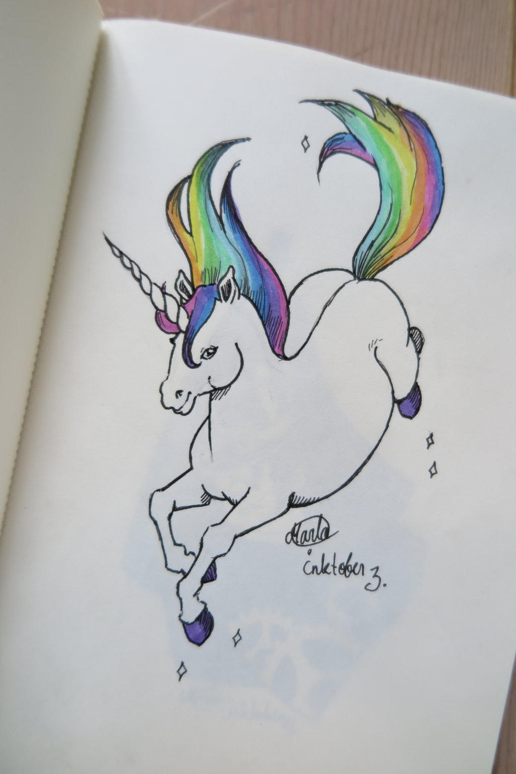 Day 3: Rainbow Unicorn