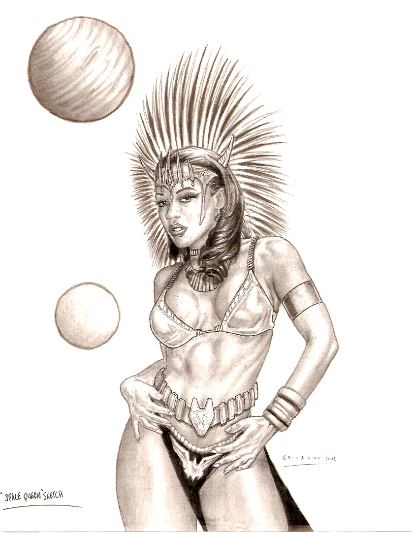 'Space Queen' Sketch