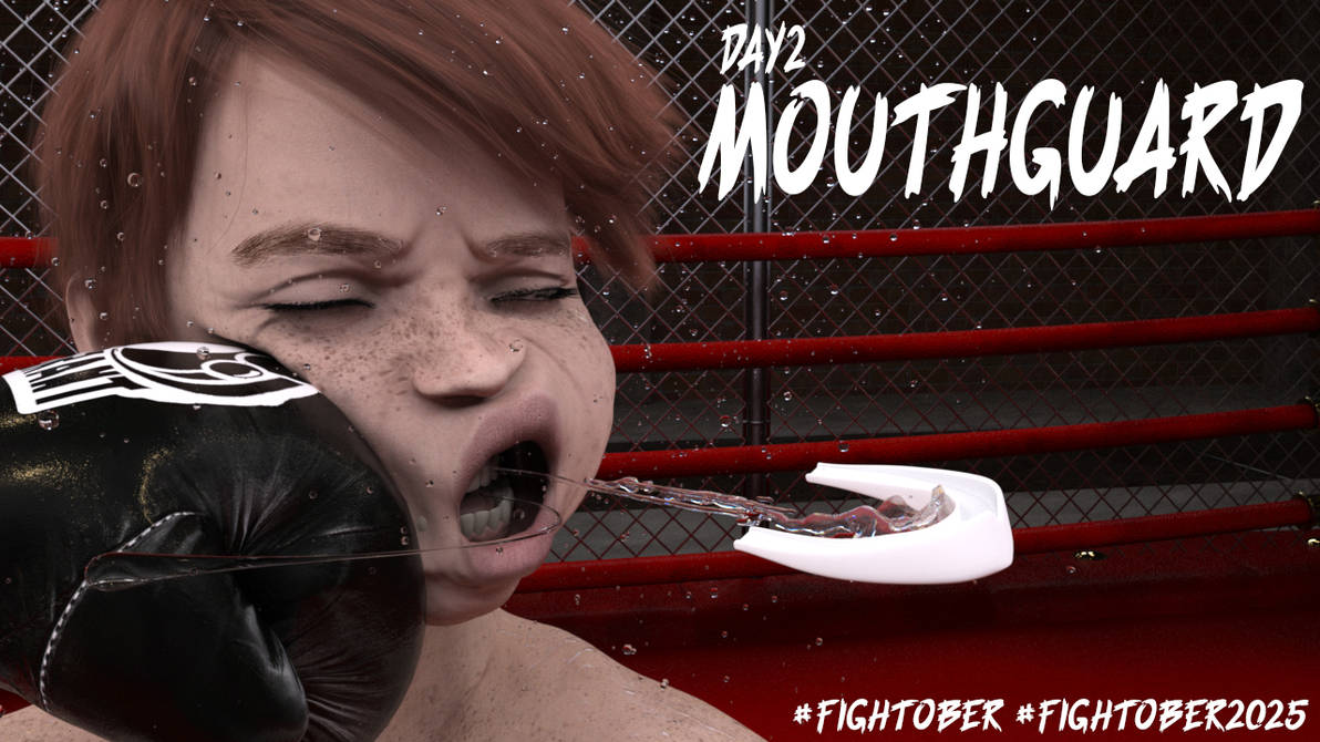 Fight Ob Fightober 2025 Day 2 - Mouthguard by Mr-MP on DeviantArt