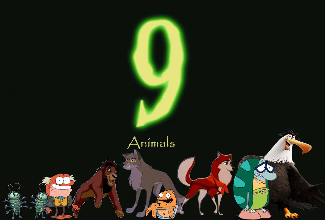 9 Animals by movieliker236 on DeviantArt