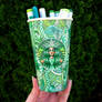 Green Starbucks Cup Art