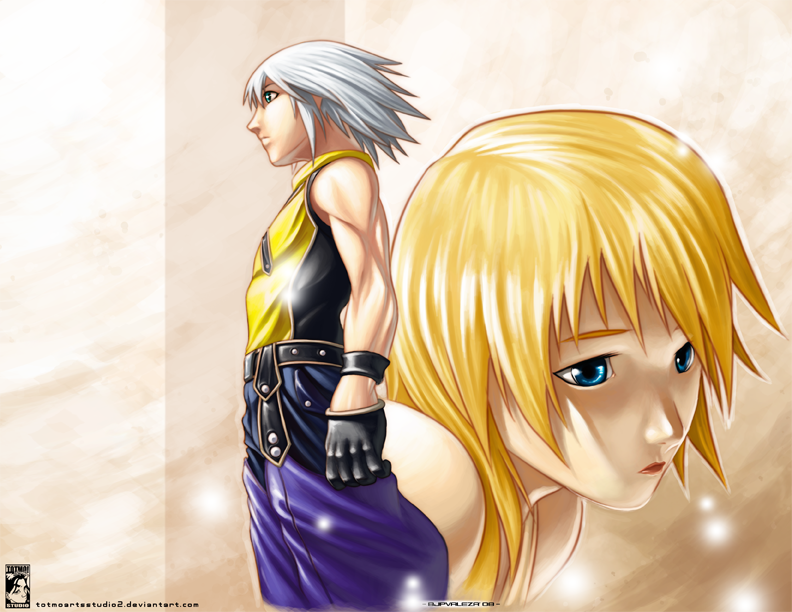 Kiriban Namine and Riku