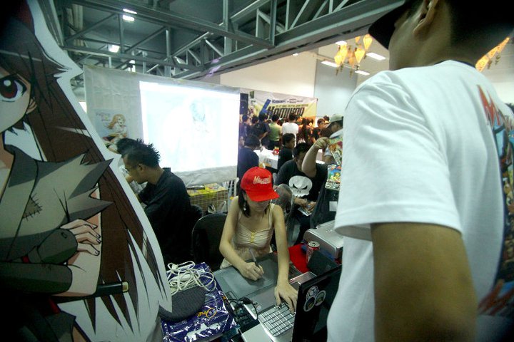 Mangaholix at Komikon 2010