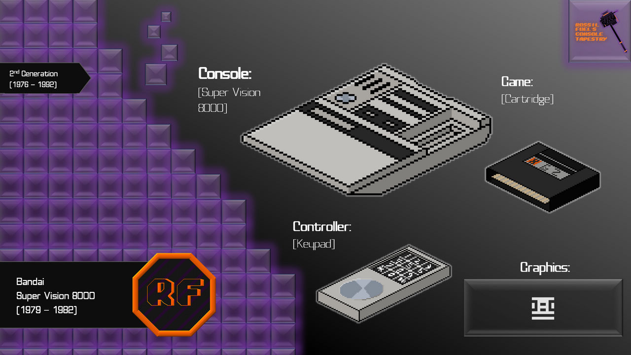 Console Tapestry #12: Bandai Super Vision 8000 by Rossil-Fuel on DeviantArt