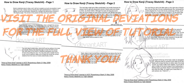 How to Draw Kenji tutorial