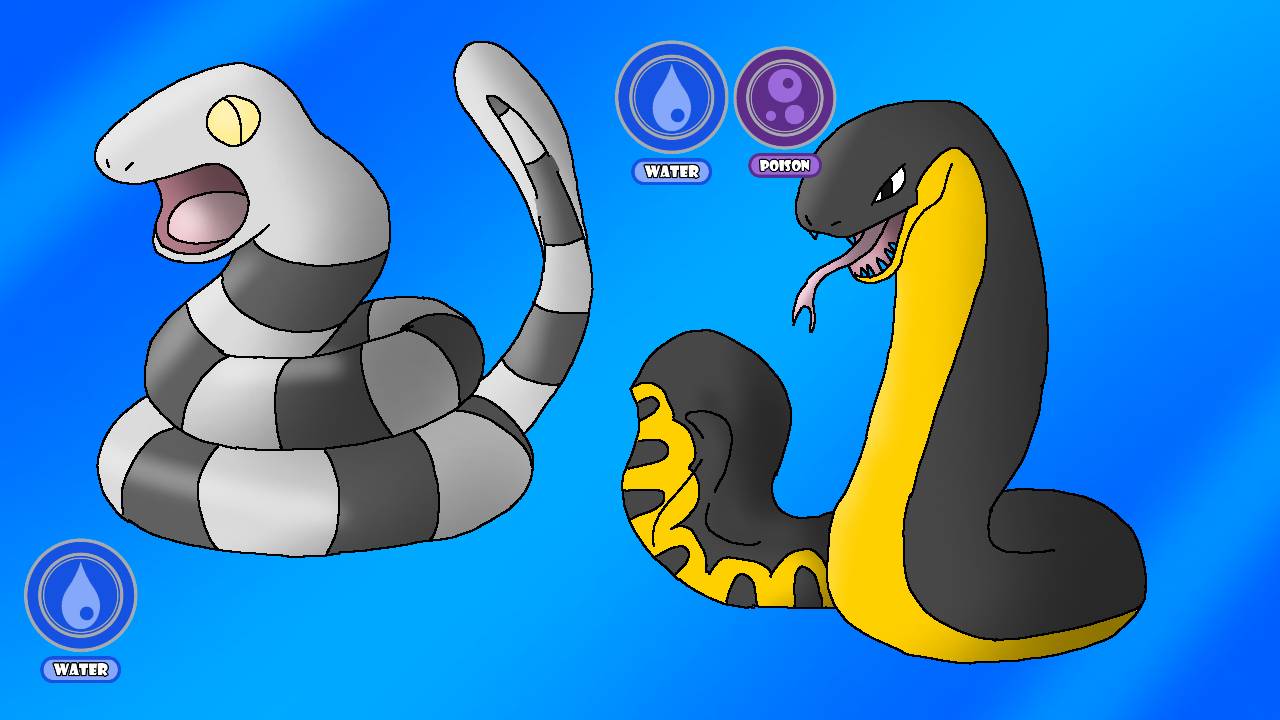 Pokemon Fish Snake sea snake pokemon by EVcreation on DeviantArt
