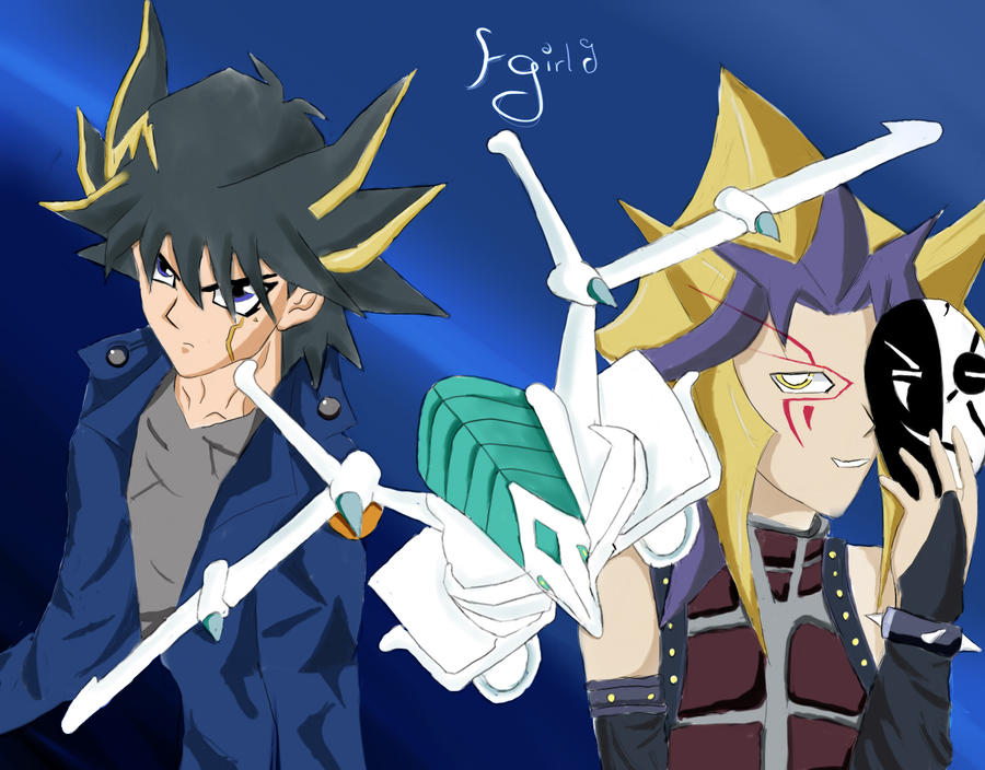 Yugi & Jaden & Yusei Vs Paradox Amv Yusei vs paradox by fantasygirl9 on DeviantArt