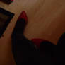 Red shoes again.
