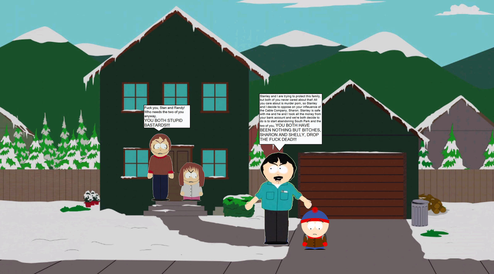 Stan Mmkay Randy Stan and Randy abandoning South Park by Lordmichael95 on DeviantArt