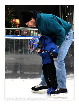 Ice skating