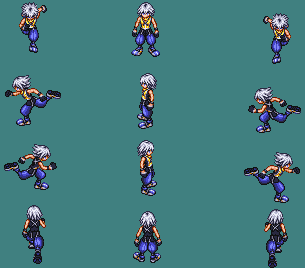 RPG Maker VX Ace Sprite Sheet - Riku