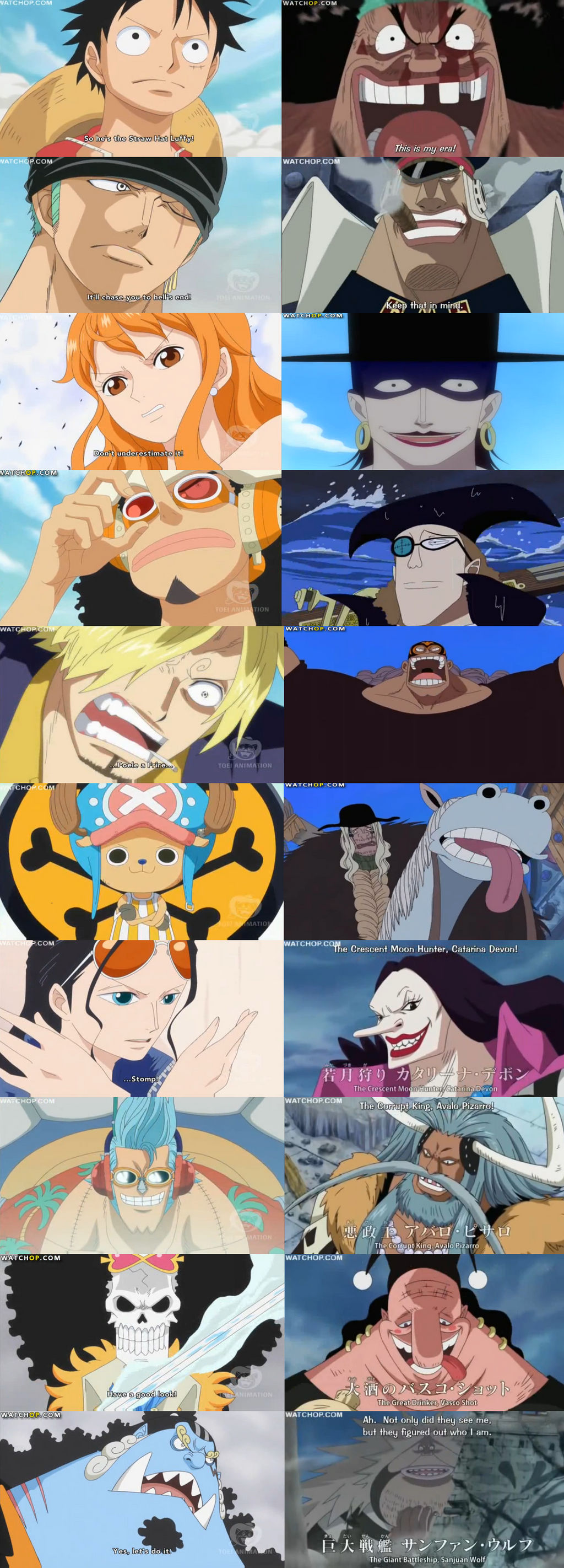 Straw hat pirates vs Blackbeard pirates