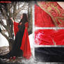 Blood Red Arwen's dress