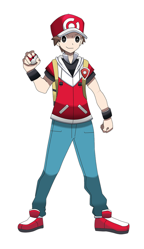 Pokemon Trainer Red Render by OxeyClean on DeviantArt