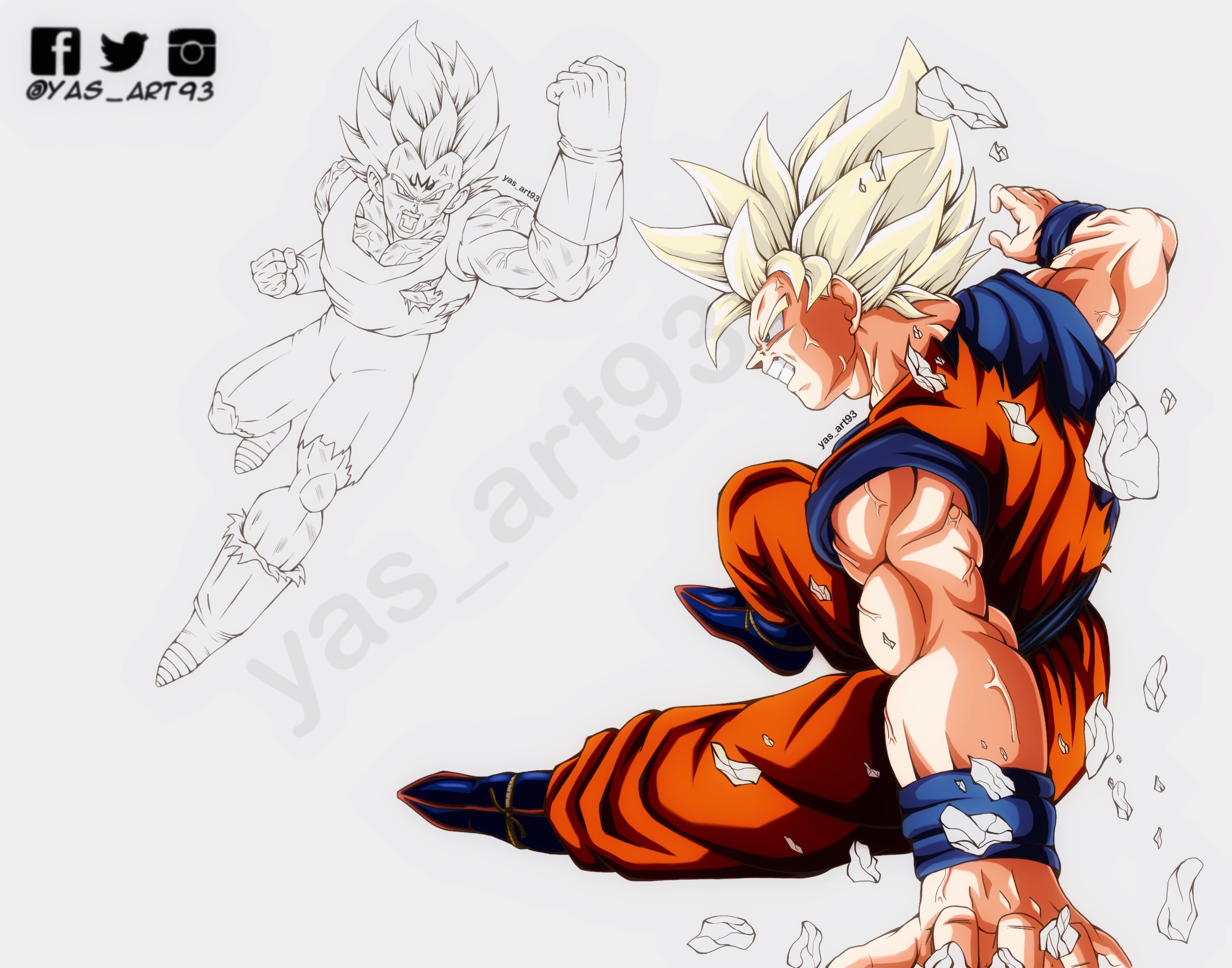 Goku and Vegeta- Dragon ball Super 84 by KagawariDraws on DeviantArt