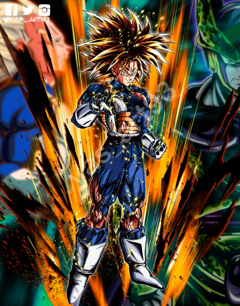 Trunks SSJ DBL style by yasart93 on DeviantArt