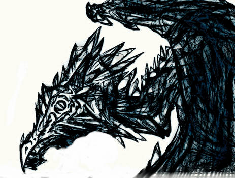 Dragon Sketch 30x