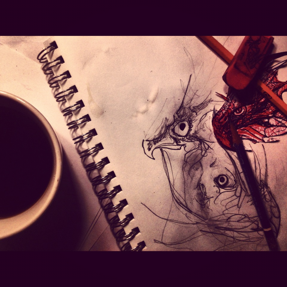 Dragon Doodles and Coffee