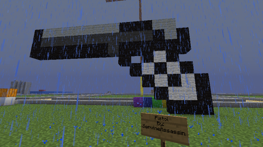 Minecraft Pistol Model by D3RPYBR0NYFiM on DeviantArt