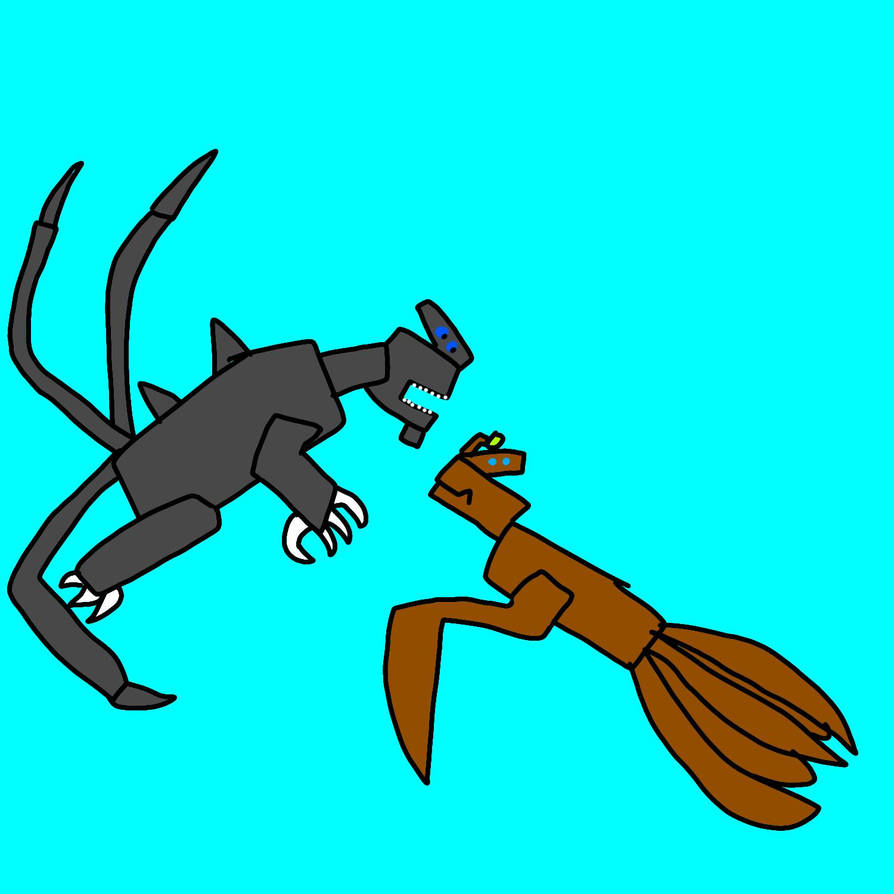 Slattern vs Sea Emperor Leviathan by kleiarts2009 on DeviantArt