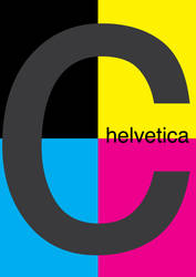 'C' Helvetica Poster