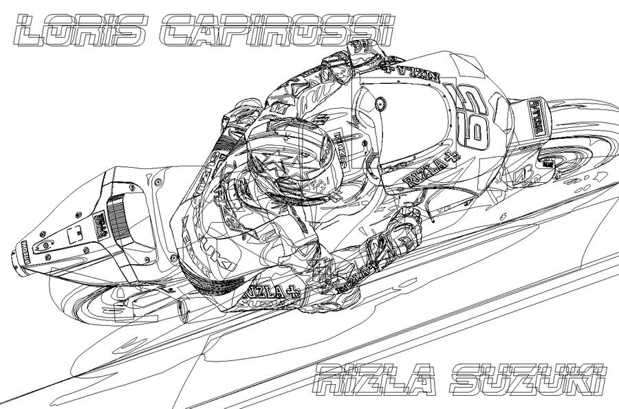 Loris Capirossi Vector Frame