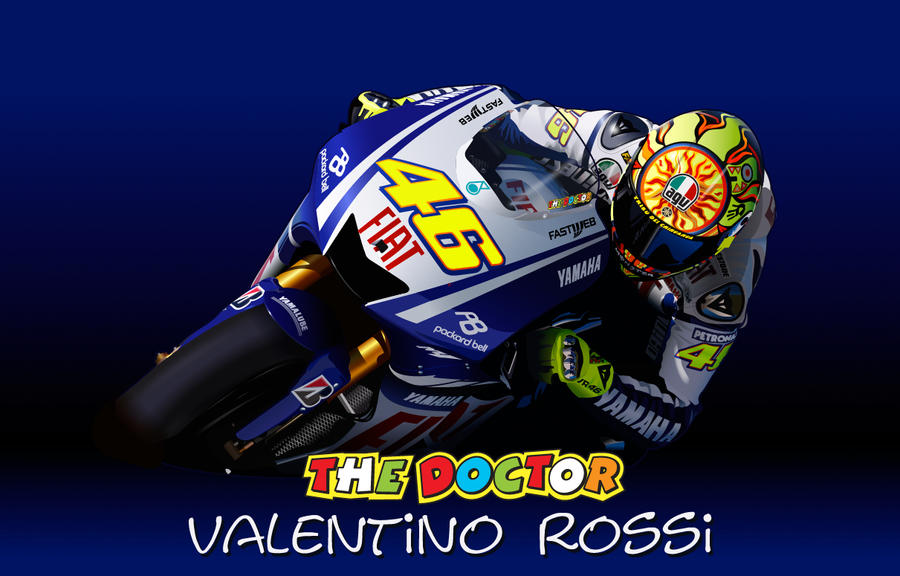 Valentino Rossi Vector By Luigila On Deviantart