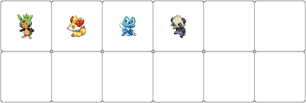 X and Y spritedex