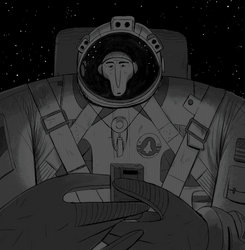 Astronaut Gameboy Gif