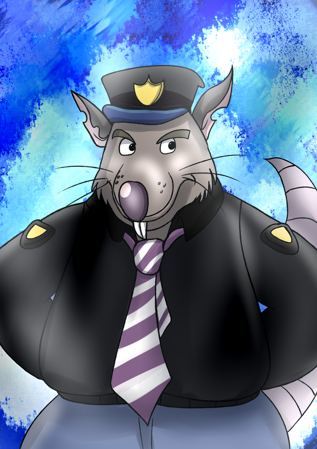 Lab Rat Security Guard Rat Guard Fanart by Berry by COWCATGames on DeviantArt