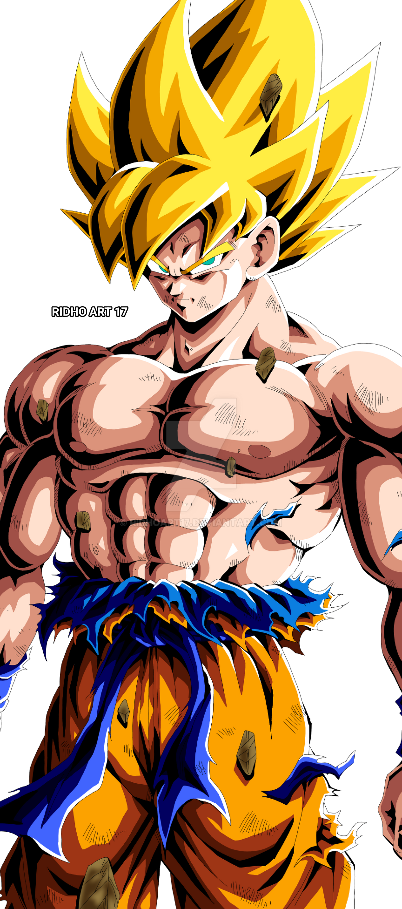 Goku super saiyan Youngjiji color by RIDHOART17 by RidhoArt17 on DeviantArt